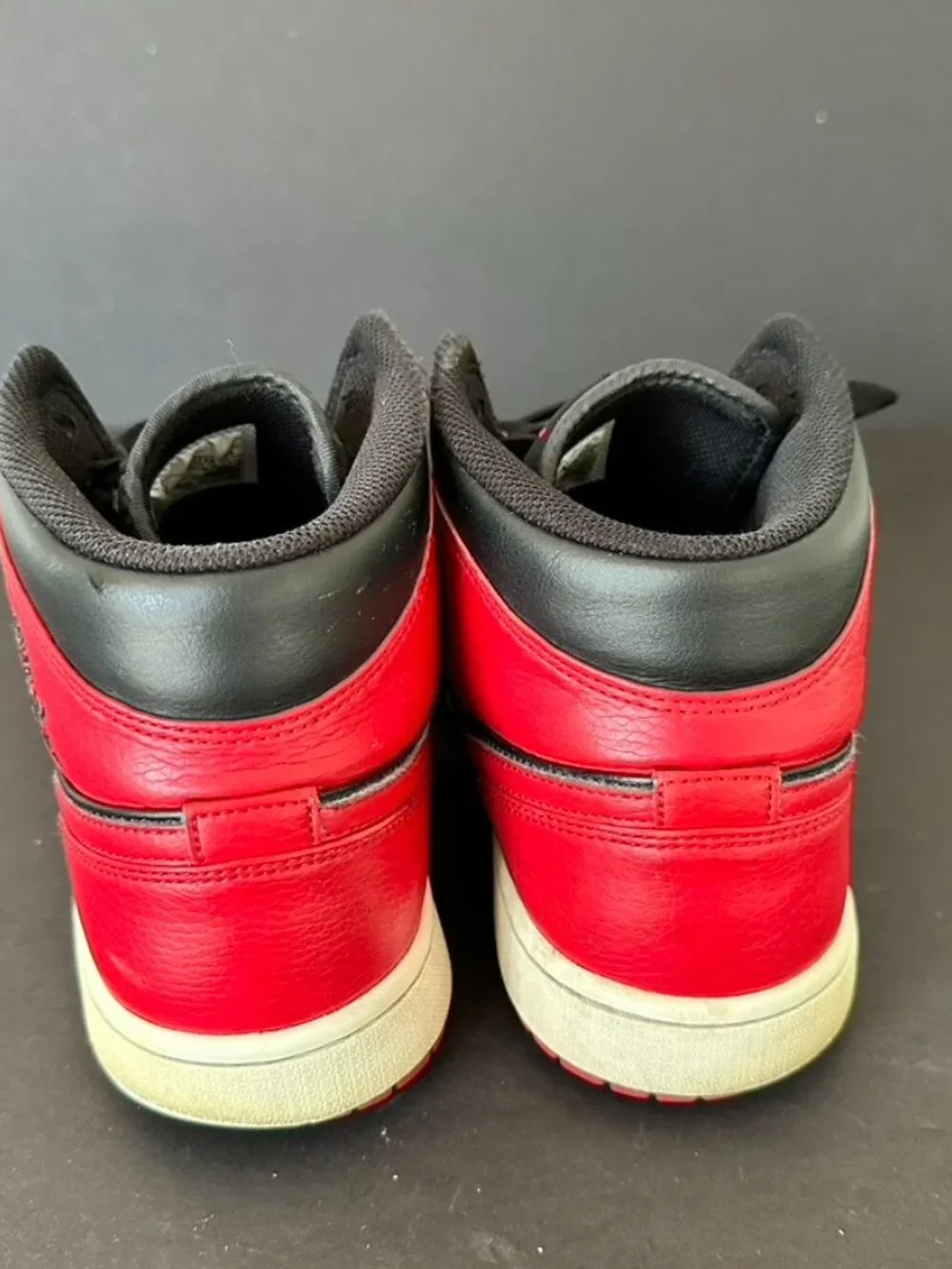 Jordan 1 Retro Black Red Sneakers Size 11
